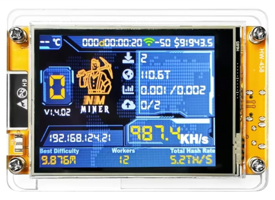 NerdMiner V2 | 987KH/s - Upgraded Hashrate