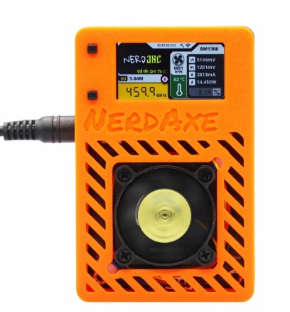 NerdAxe Ultra 500 GH/s Orange or Blue