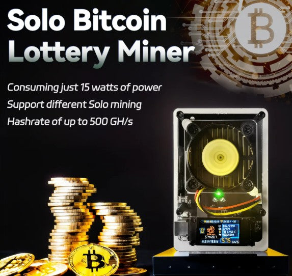 NMMiner Official Ultra BM1366 ASIC Chip Solo Lottery Miner 500 GH/S